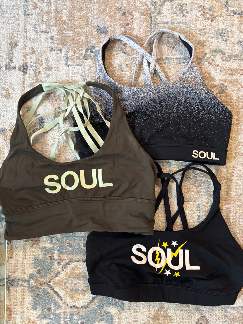 BUNDLE: 3x SoulCycle Lululemon Bras